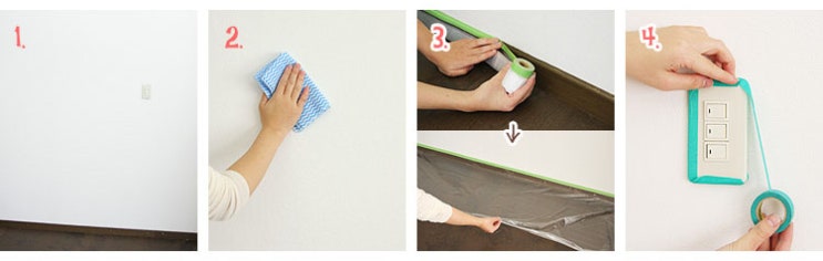  나홀로 페인트 이쁘게 바르는 방법