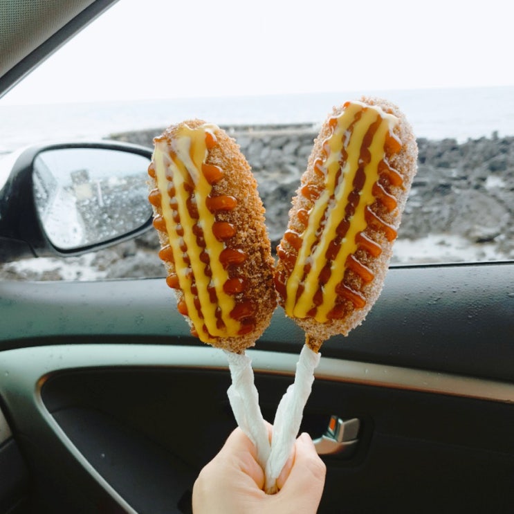  제주 판포포구 맛집 / 두물머리연핫도그 제주점