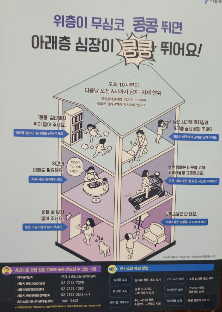  층간소음 갈등 완화