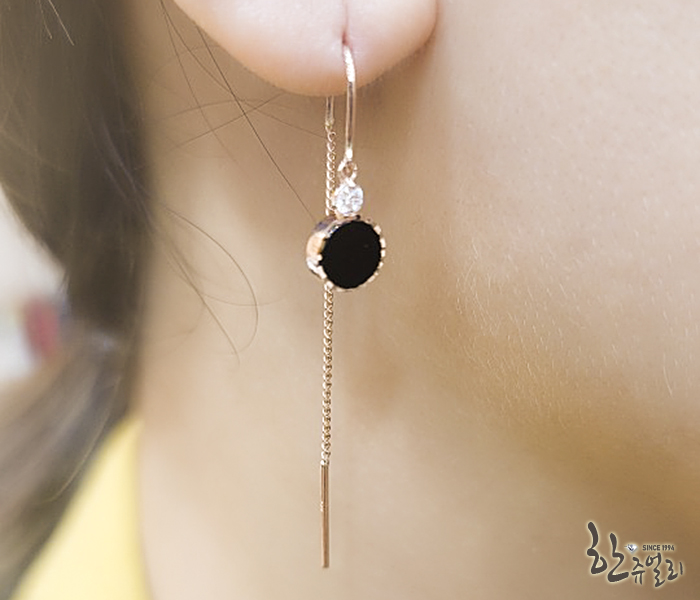 오닉스 귀걸이 블랙 천연석으로 만나보세요 14k 18k 오닉스 귀걸이 블랙 천연석으로 만나보세요 14k 18k