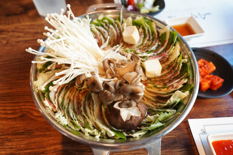 강변 맛집 수작나베 강변본점 밀푀유나베 세트 정말 맛있네요