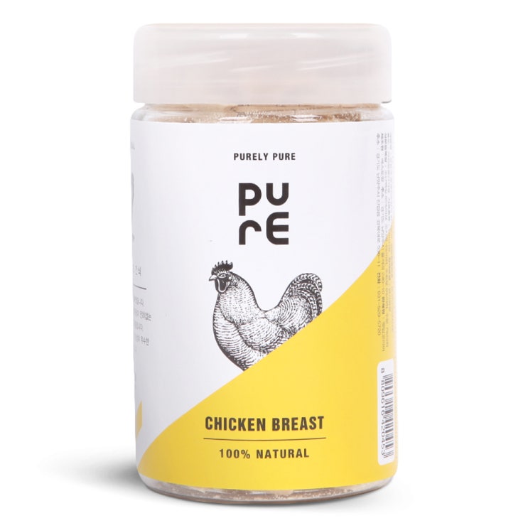  퓨어 동결건조 고양이 간식 큐브 55g, 닭가슴살, 1개
