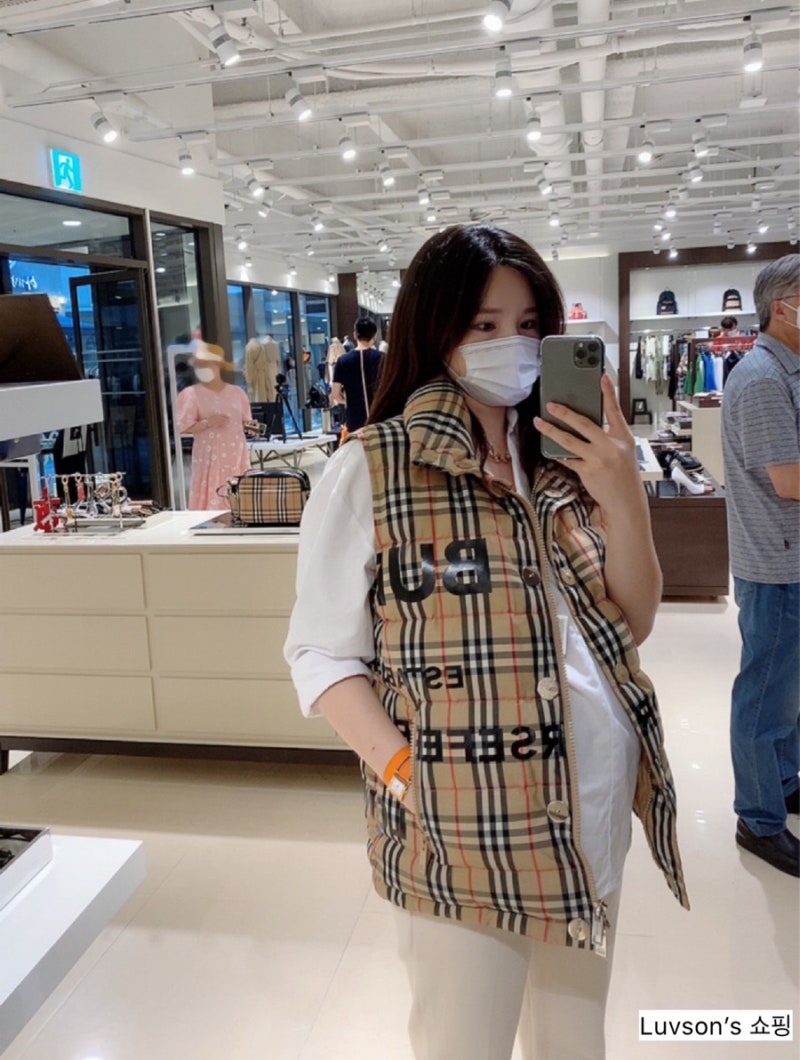 BURBERRY_ 버버리 조끼 패딩 사이즈 팁 및 구매후기(롯데프리미엄아울렛 동부산점)