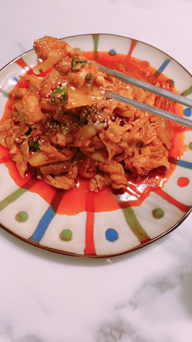  대패삼겹살김치두루치기~완전내스탈