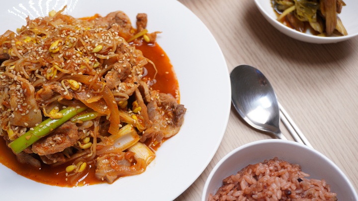  콩나물불고기 돼지앞다리살로 2인분 맛있게 만드는 법