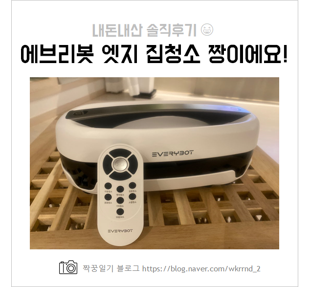 에브리봇엣지 내돈내고 산 솔직 후기와 사용법