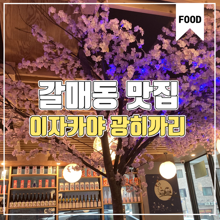 [갈매동 맛집] 이자카야 광히까리 방문기