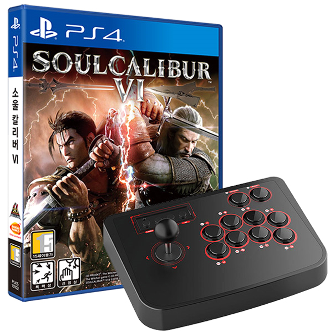  PS4 소울칼리버6 한글판 + 이지 조이스틱, 단일 상품