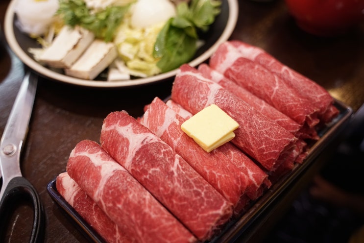  상암맛집 :: 옥소반 상암점 스키야키 세트