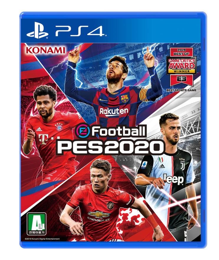 코나미 PS4 이풋볼 페스 2020 PES2020 스탠다드 에디션 한글판, 단일 상품