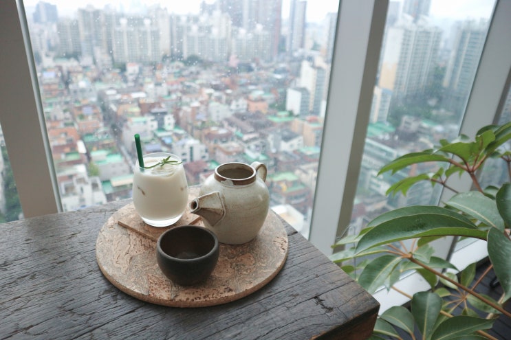  삼성/봉은사 "티컬렉티브 삼성(Tea collective)" 17층 도시뷰에서 차 한 잔ღ