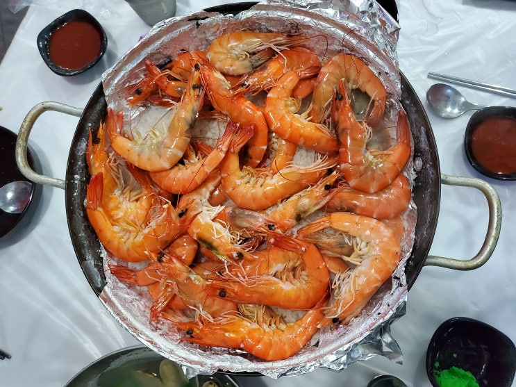   왕새우 소금구이 