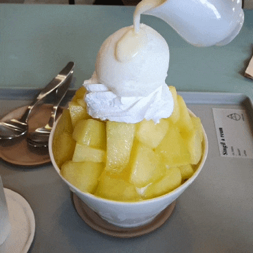  신길동카페 신길어름(A.reum), 분위기 최고! 멜론빙수 최고~!