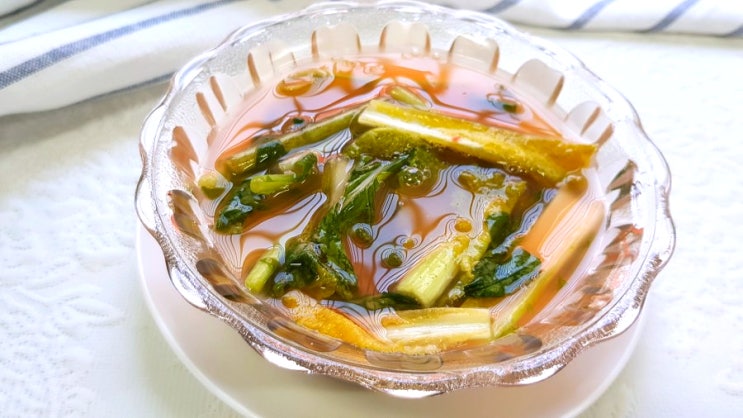  요즘 연해진 열무로 열무물김치 맛있게 담는법