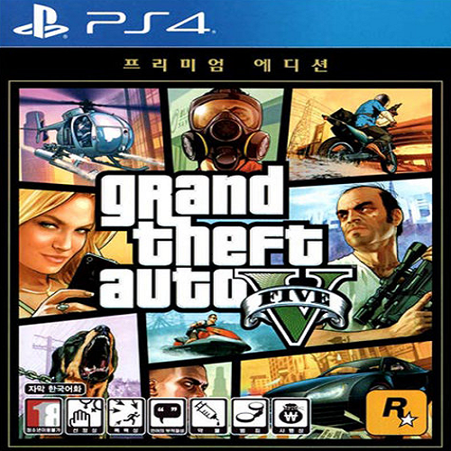 GTA 5 프리미엄 온라인 에디션 PS4 한글판 범죄 액션 오픈월드