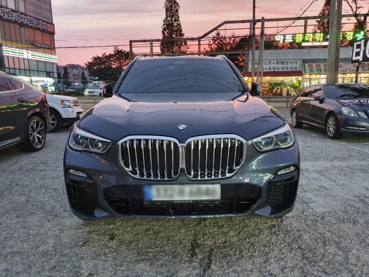  오산 동탄썬팅 독일차에 어울리는 전파방해0%, 무아래0% 없는 하버캠프세라믹본드 bmw x5 40i 비금속필름 신차썬팅작업