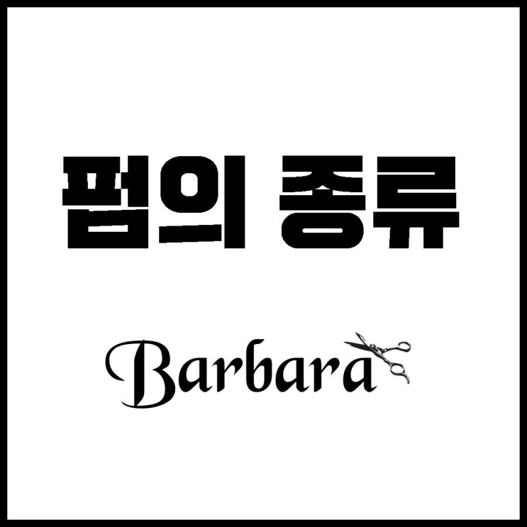  펌의 종류 _ 미용실 가기 전 알아두기