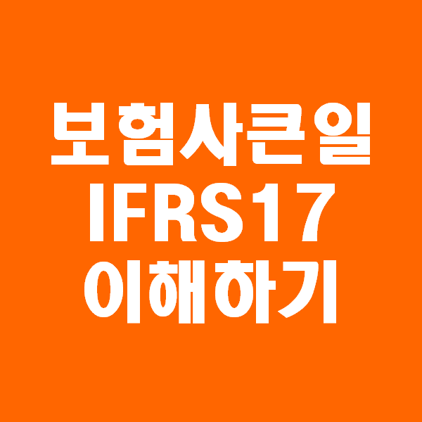 &lt;회계팀 하는일&gt; IFRS17 이해하기