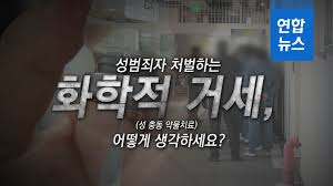 범죄자처벌 화학적거세토론 반대측입장자료 : 인권문제 부작용실효성