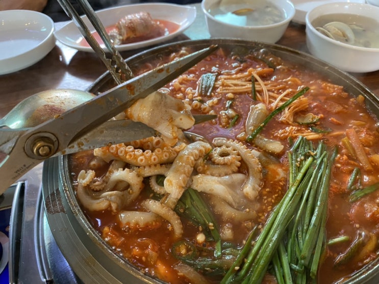  을왕리 짱구네 유명하다고 해서