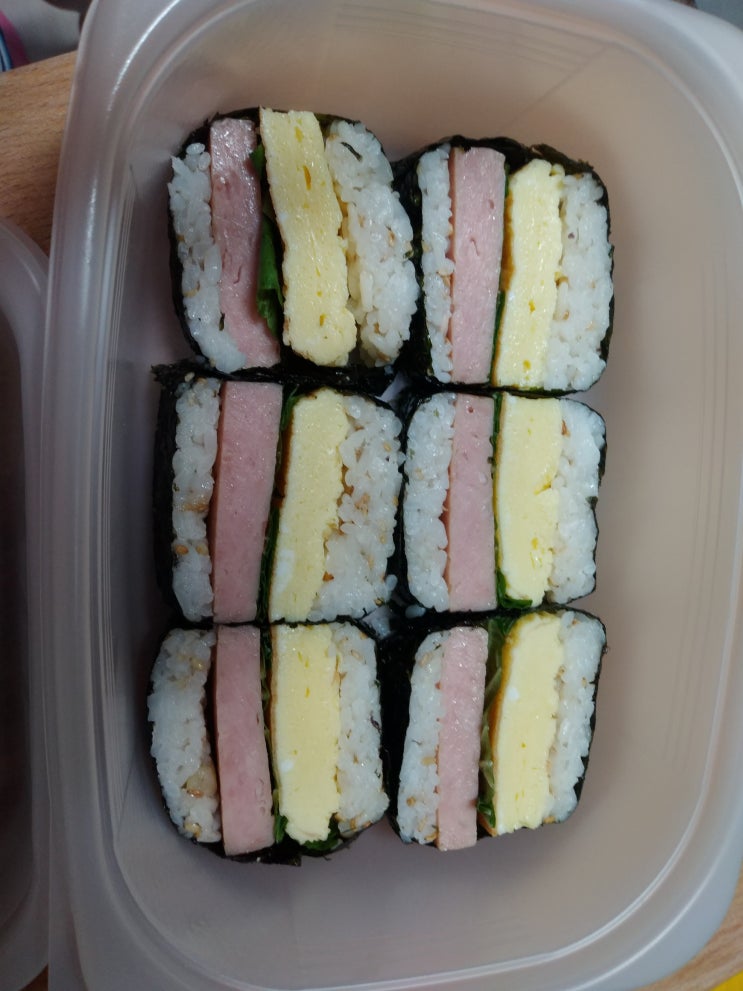  간편하고쉬운스팸깁밥맛있어요~~