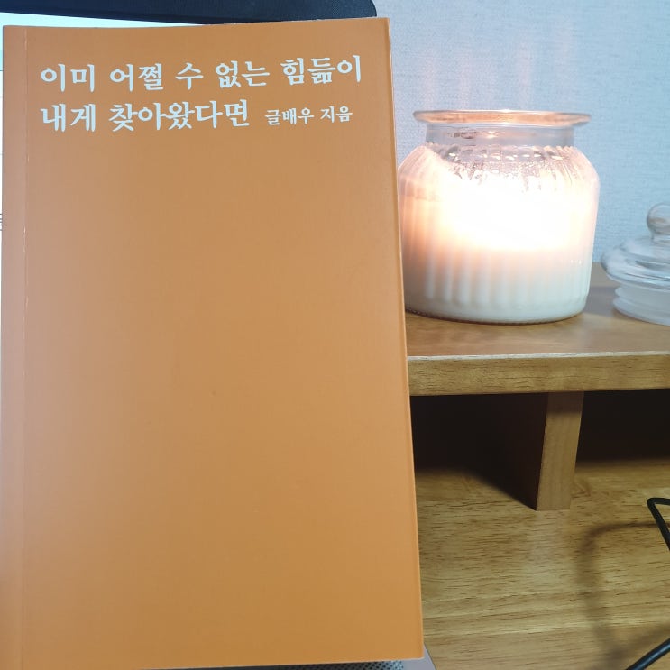 이미 어쩔 수 없는 힘듦이 내게 찾아왔다면(글배우 지음)