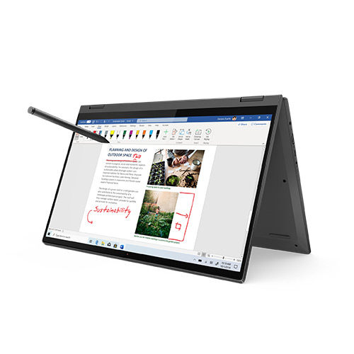  레노버 Flex 5 15IIL I5 W10 노트북 Graphite Grey 81X30024KR (i5-1035G1 39.6cm WIN10 Home), 포함, NVMe 256GB,