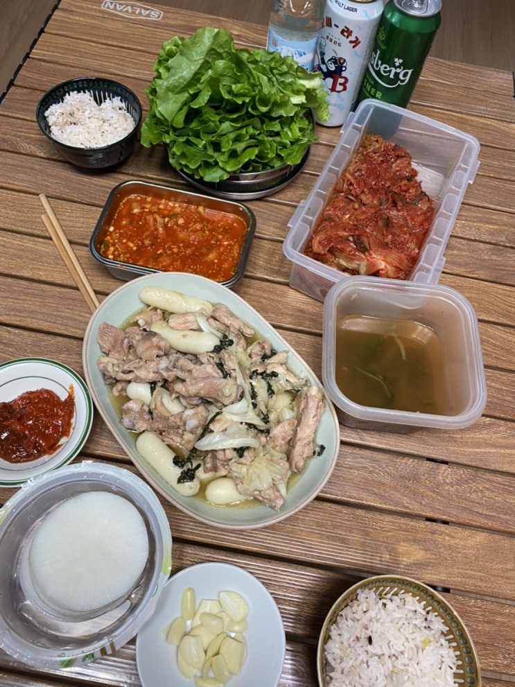  집에서 홈캠핑하기.