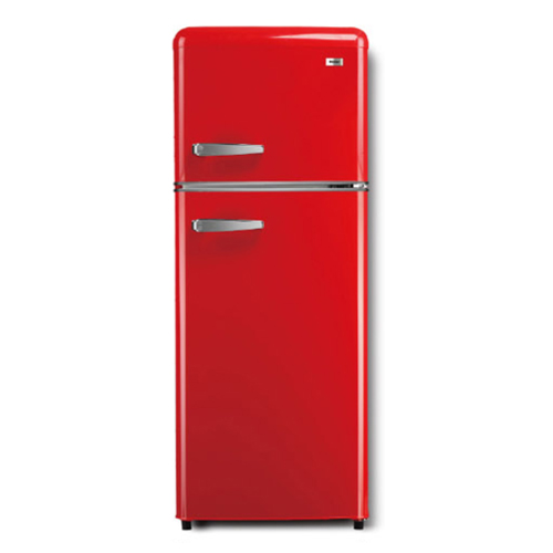 하이얼 레트로 스타일 냉장고 레드 1등급 115L 방문설치, BCD-118LHE
