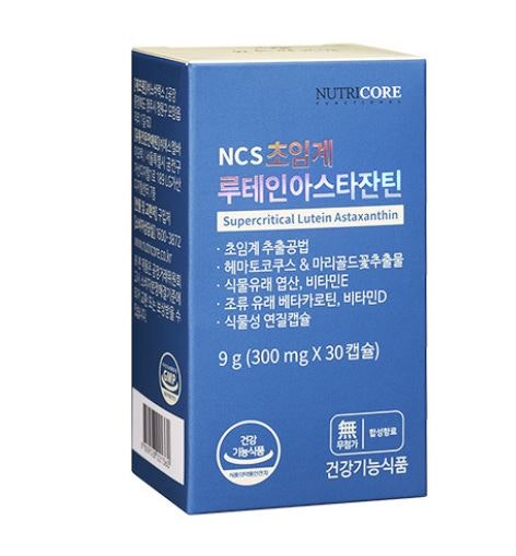 뉴트리코어 NCS초임계 루테인아스타잔틴 3+1행사 공식판매처 진행! 6중 복합 기능성! 눈 항산....