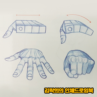  김락희의 인체드로잉북 보면서 인체드로잉 기초 다지는 방법