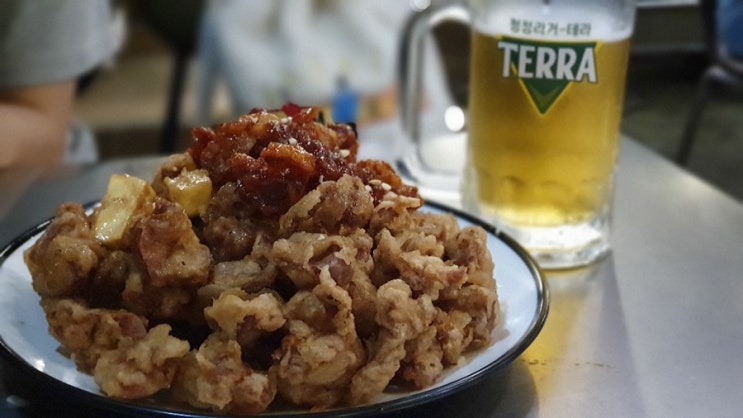 대구 평화시장 닭똥집 골목 맛도리 고인돌