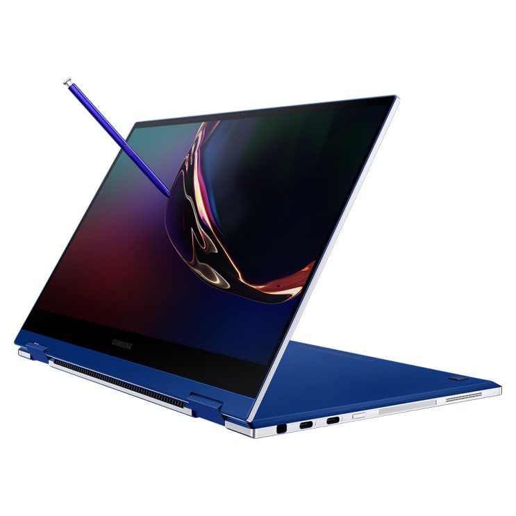  삼성전자 갤럭시북 플렉스 노트북 NT930QCT-A38A 로얄 블루 (i3-1005G1 33.7cm) + 스마트 S펜, NVMe 256GB, 8GB, WIN10 Home