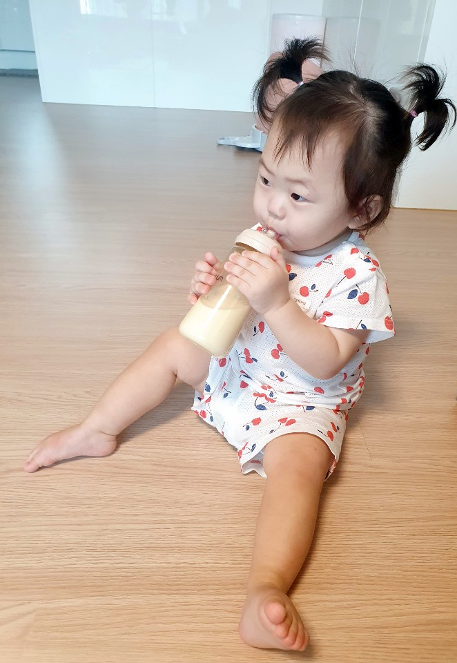  [돌아기 분유 끊기]아인슈타인베이비 멸균우유로 대성공!
