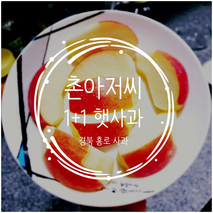 촌아저씨 경북 햇 홍로 사과 1+1 촌아저씨 경북 햇 홍로 사과 1+1