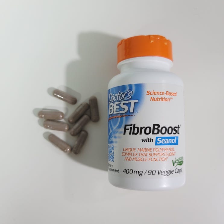 [아이허브] 수면과 면역에 좋은 내돈내산 추천 영양제 FibroBoost (with Seanol)