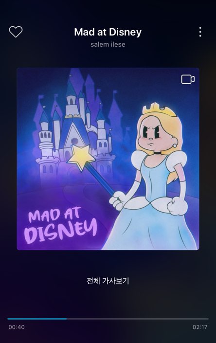  [해외음악] Mad at Disney - salem ilese