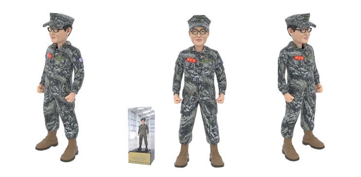  육군 군인 피규어, 전역을 축하는 선물 피규어 제작 전역선물, 군인피규어 :  애드넷