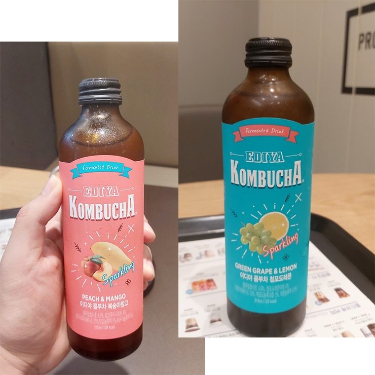  이디야 콤부차 모두 마셔봤어요