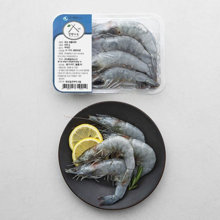  살맛나는 국산생물새우, 300g, 1팩