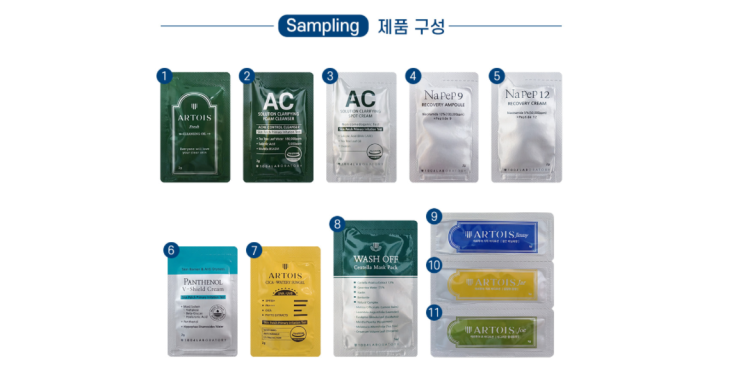  화장품 샘플 이벤트 : 천사연구소 정품 11종 샘플키트