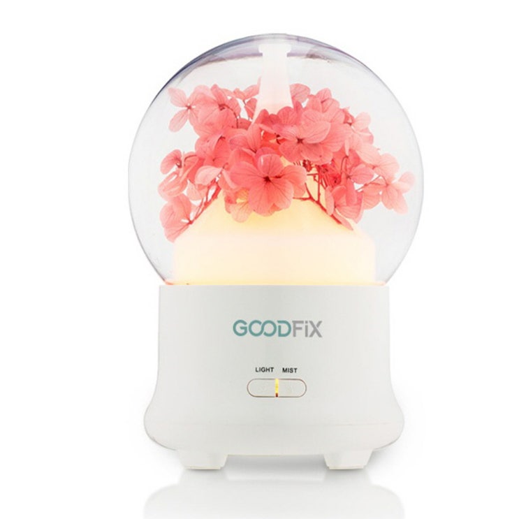 굿픽스 블라썸 미니가습기 벚꽃, GD-F01(핑크)