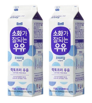 매일 소화가 잘되는 우유. 락토프리우유. 운동하는 남편 단백질 + 칼슘 보충
