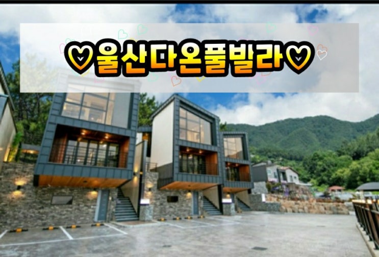  울산 프라이빗 펜션 "울산 다온풀빌라펜션"