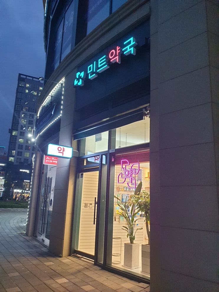  광교 약국 - 민트약국 : 광교중앙역 드럭스토어 #약사님이쁨 #내돈내산 #약국쇼핑