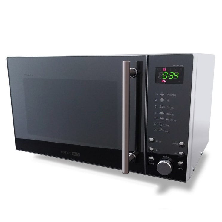  롯데이라이프 메탈 미러 전자레인지 23L, LE-1623MW