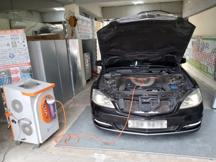  벤츠s500수소크리닝, 벤츠s500엔진카본제거, 벤츠s500엔진성능저하, 벤츠s500엔진소음