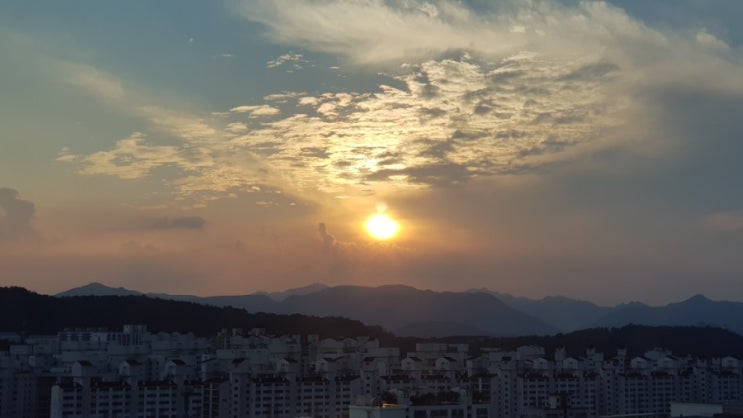  일몰을 보니 집에 가고싶다?