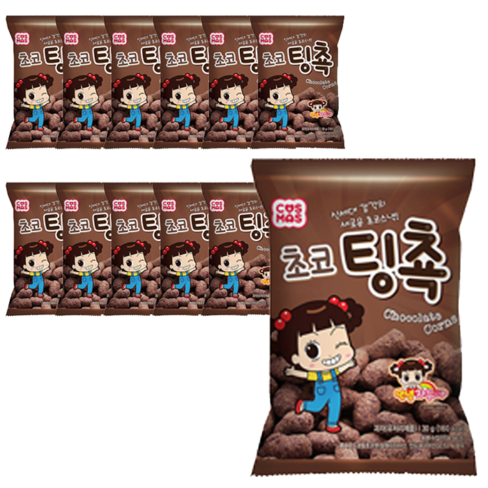  코스모스제과 초코팅쵹 스낵, 30g, 12개입