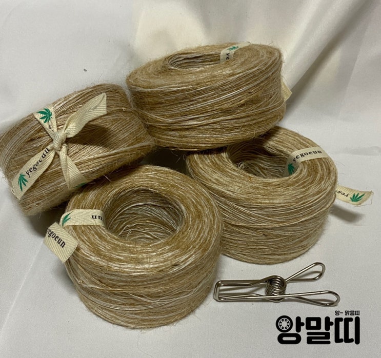  제로웨이스트 : 예고은삼베로 미세플라스틱 없는 수세미 만들기/내돈내산